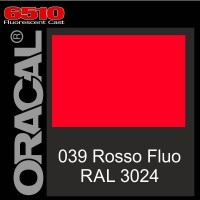 Rosso-Fluo 039 Ral 3024 Cast - Oracal 6510