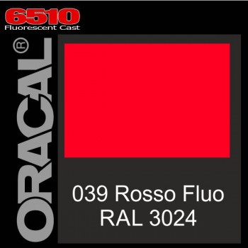 Rosso-Fluo 039 Ral 3024 Cast - Oracal 6510