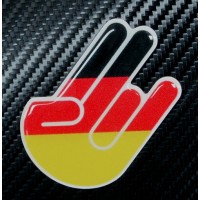 JDM Shocker Hand con Bandiera Tedesca cm 4x6,5 3D