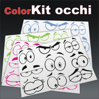 Occhi Set 15 pezzi cm 58x40