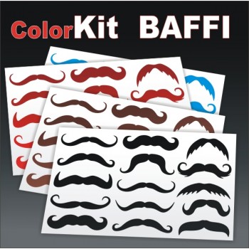 Baffi Assortiti Set 15 Pezzi cm 57x38