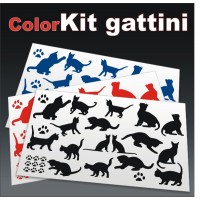 Gattini Assortiti - Set da 18 Pezzi cm 58x33