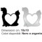 Cane gatto love cm.10x10