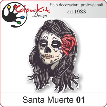 Adesivo Santa Muerte 01(Varie misure)