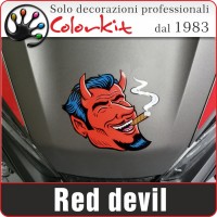 Diavolo rosso con sigaro