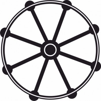 Ruota ad otto raggi - Buddismo (Varie misure)