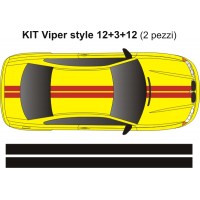 Kit strisce Mod Viper serie 12-3-12