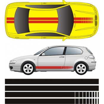 Kit strisce Mod Tratteggio serie 12-3-12