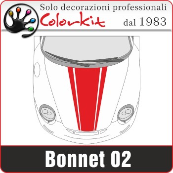 Bonnet 02 fasce per cofano