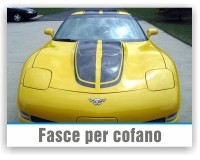 Strisce Adesive per cofano Scacchi Fasce Adesivi cofano auto tuning bmw  Performance audi tutte le auto