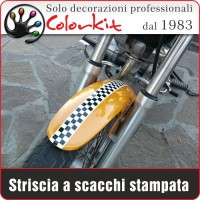 Striscia a scacchi cm.1 x 130