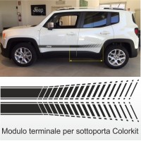 Terminale a ventaglio per sottoporta cm.11