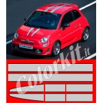 Strisce per Fiat 500 Tributo Ferrari