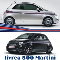 Kit Strisce Martini per Fiat 500