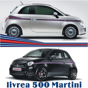 Kit Strisce Martini per Fiat 500