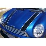 Strisce per cofano Mini Cooper Bicolore