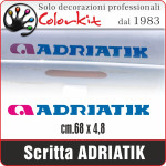 Adriatik scritta a 2 colori Adriatik scritta a 2 colori