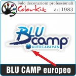 Adesivo Blu Camp europeo