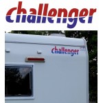 Adesivo Challenger per camper cm. 58,5x17