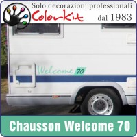 Adesivo Welcome 70(varie misure)