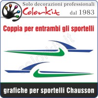 Adesivi sportelli Chausson Welcome