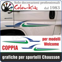 Adesivi sportelli Chausson Welcome