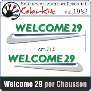 Adesivi Chausson Welcome 29