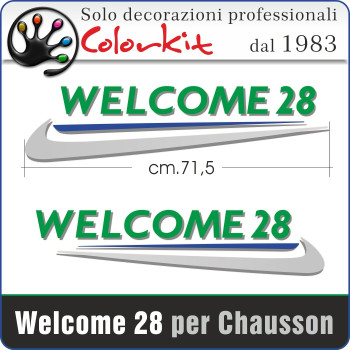 Adesivi Chausson Welcome 28