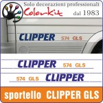 Scritte sportello Clipper