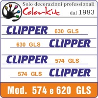 Scritte sportello Clipper