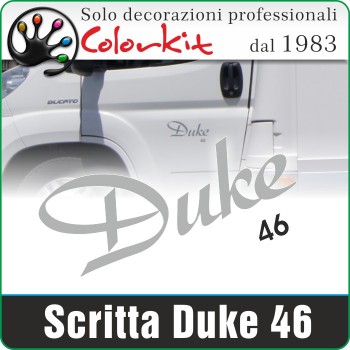 Scritta Duke 46