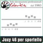 Scritte sportello Joxy 46