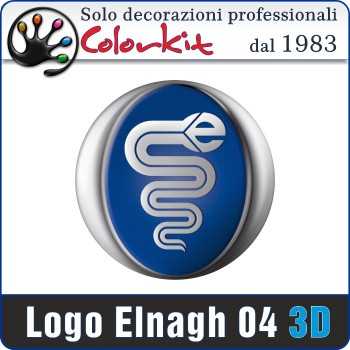 Elnagh logo 4 3D (varie misure)