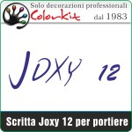 Scritte sportello Joxy 12