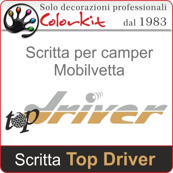 Scritta Top Driver