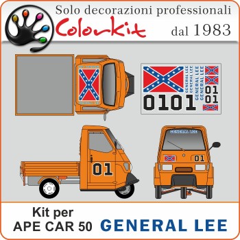 Kit Generale Lee per Ape car 50