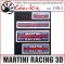 Martini Racing 3D cm.5x1,5 (2 pezzi)