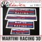 Martini Racing 3D cm.8x2,4