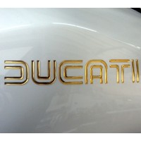 Scritta Ducati old style (coppia)