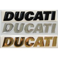 Scritta Ducati (coppia) cm15,3