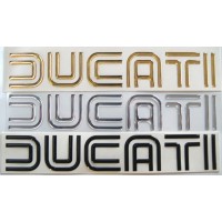 Scritta Ducati old style (coppia)