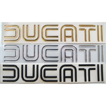 Scritta Ducati old style (coppia)