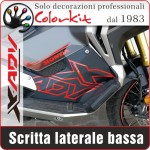 Scritta laterale bassa X-ADV