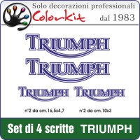 Scritte TRIUMPH (4 pezzi)