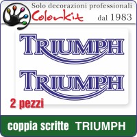 Scritte TRIUMPH (2 pezzi)