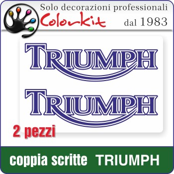 Scritte TRIUMPH (2 pezzi)