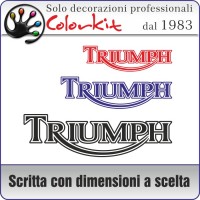 adesivo Triumph (varie misure)