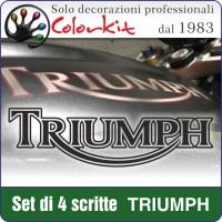 Scritte TRIUMPH (2 pezzi)