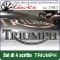 adesivo Triumph (varie misure)