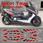 Tmax 2003-2007 Kit adesivi 01